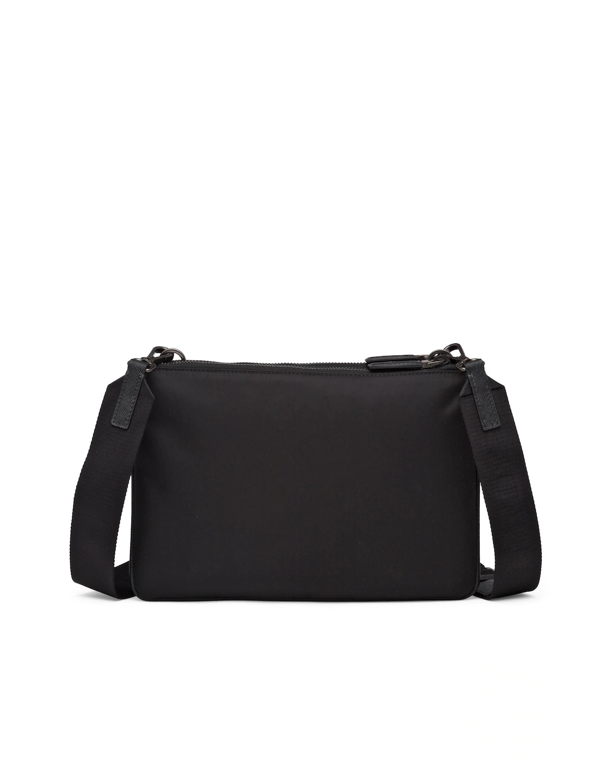 Re-Nylon and Saffiano leather shoulder bag - 4