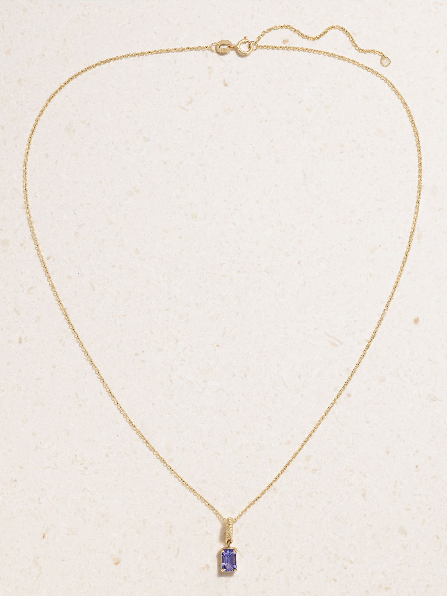 Lakeside 10-karat gold tanzanite necklace Gold - 4