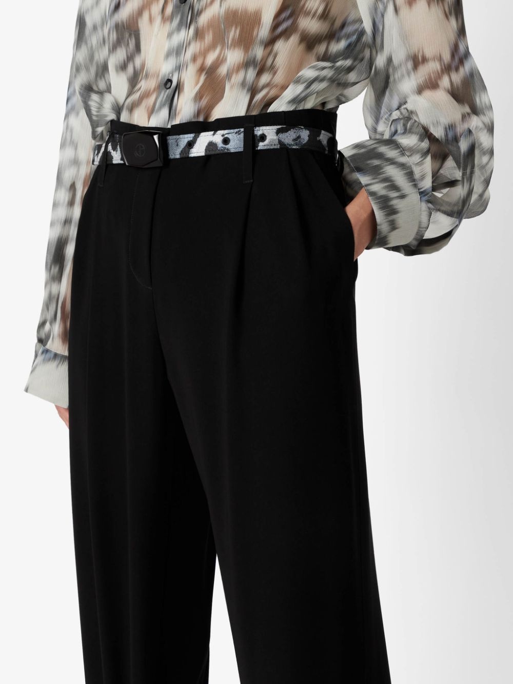 tailored straight-leg trousers - 5