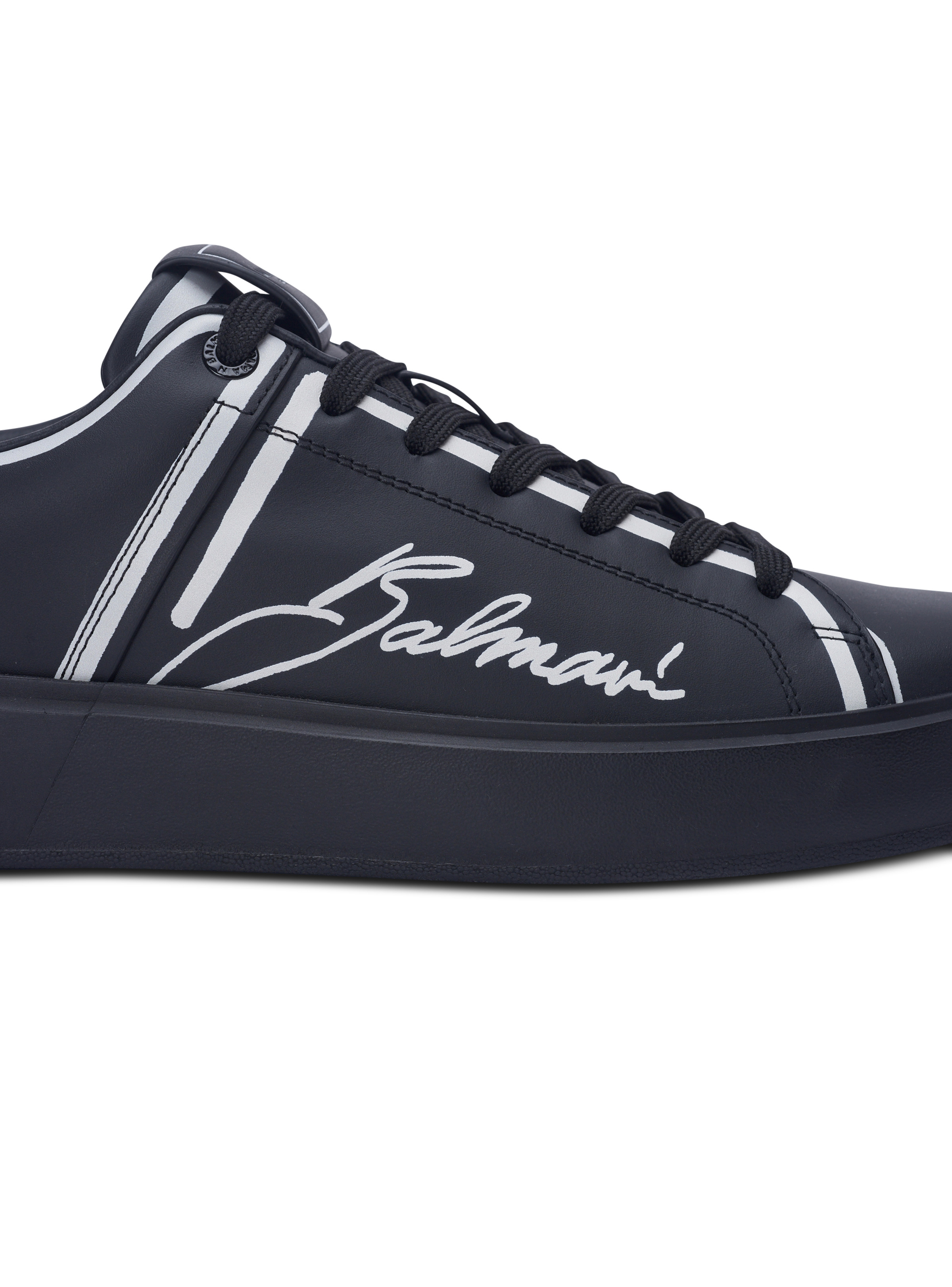 B-Court printed calfskin trainers - 6