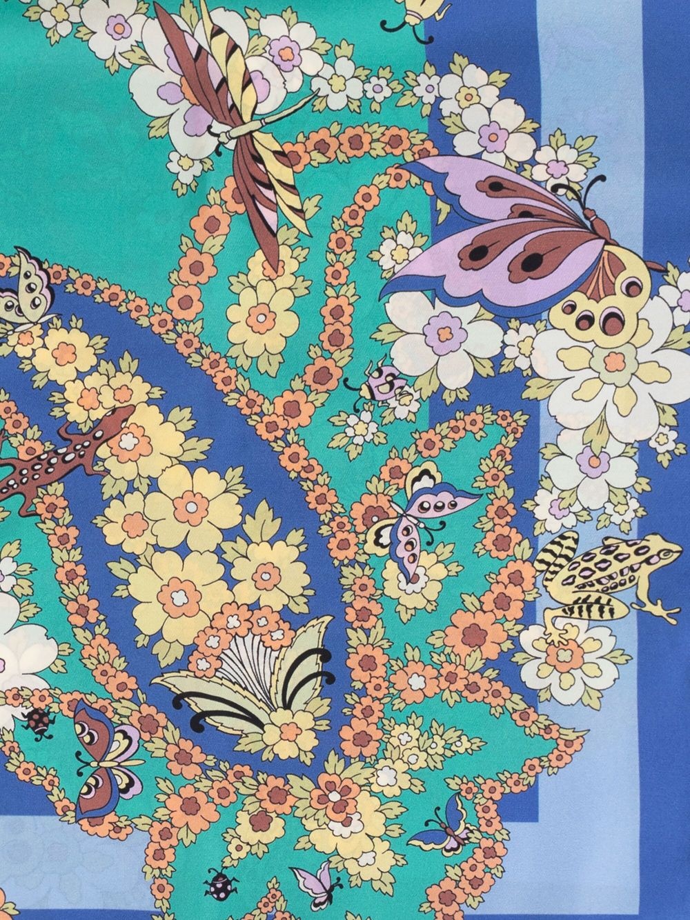 floral-print scarf - 2