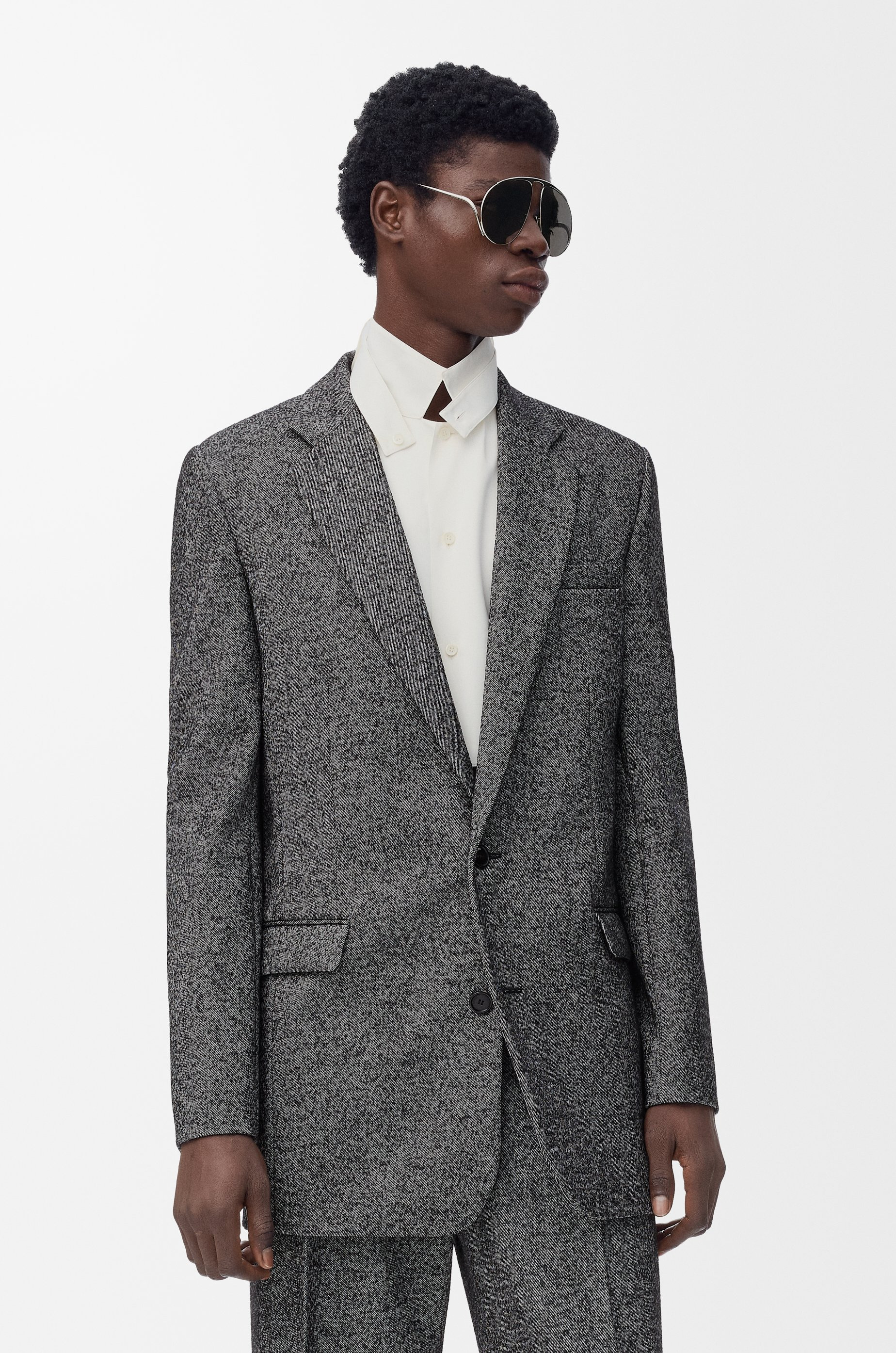 Jacket in wool blend - 3