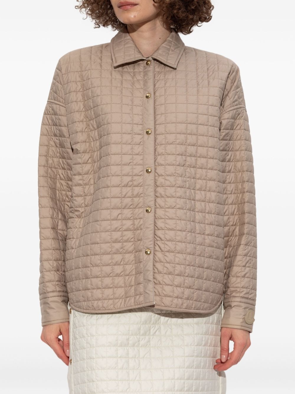 quilted shirt jacket - 3