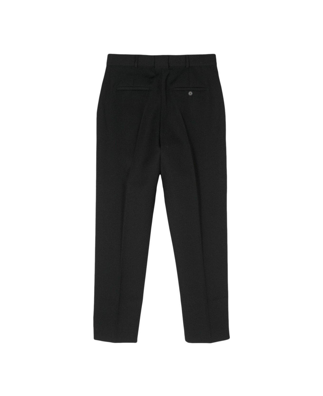 Tapered Leg Slim Trousers - 2