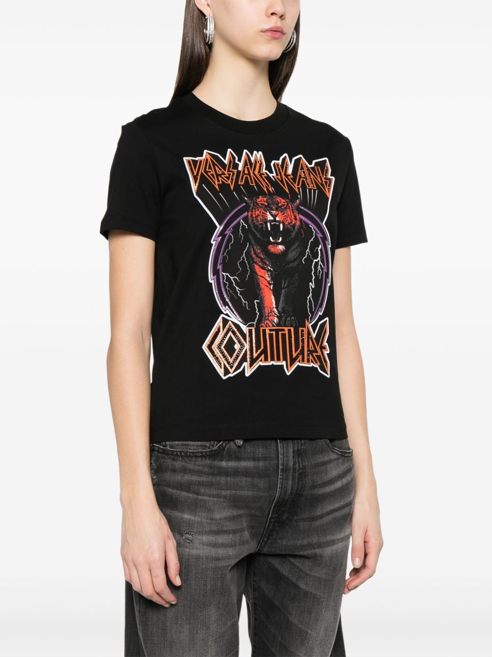 logo-print T-shirt - 3