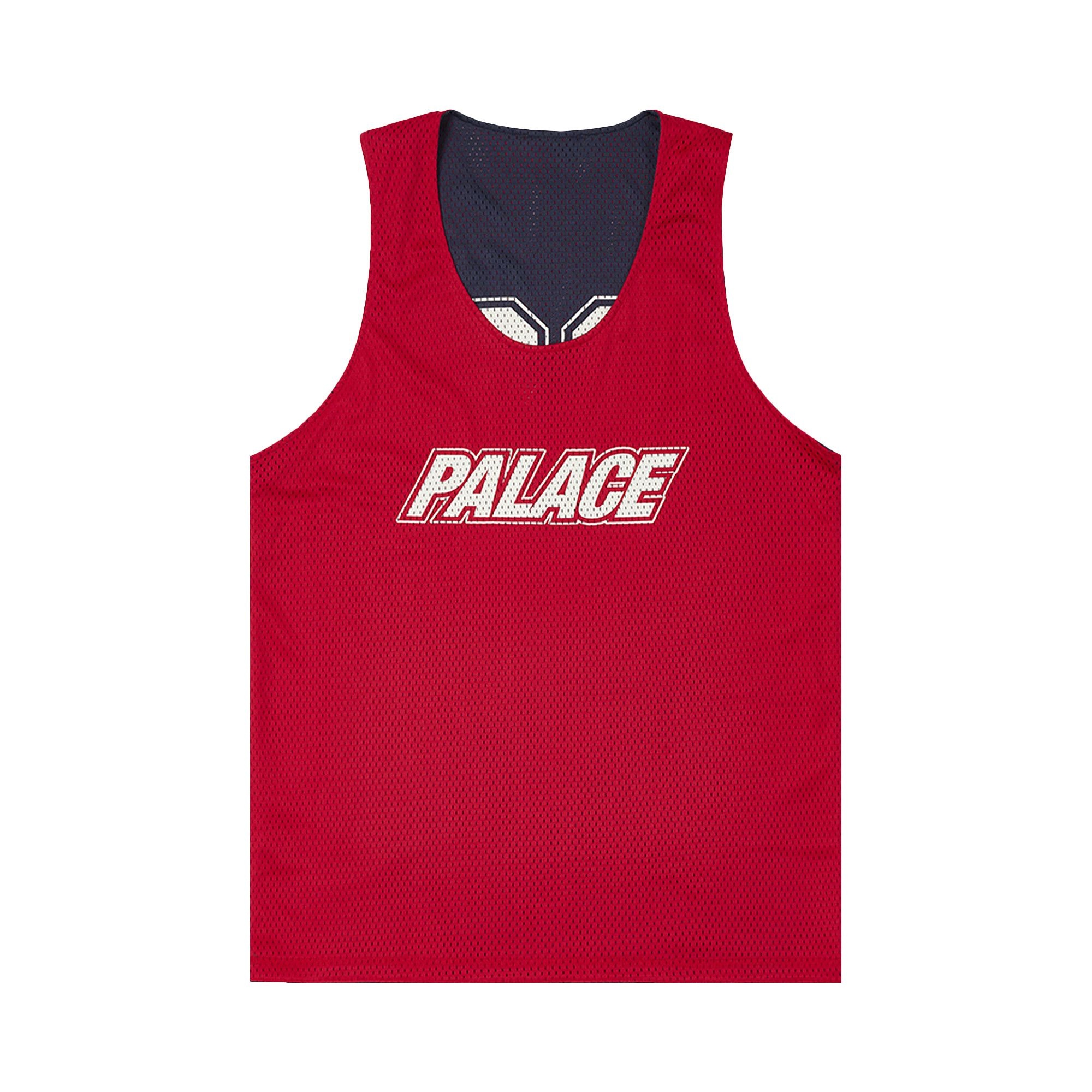 Palace Mesh Reverso Border Vest 'Navy' - 3