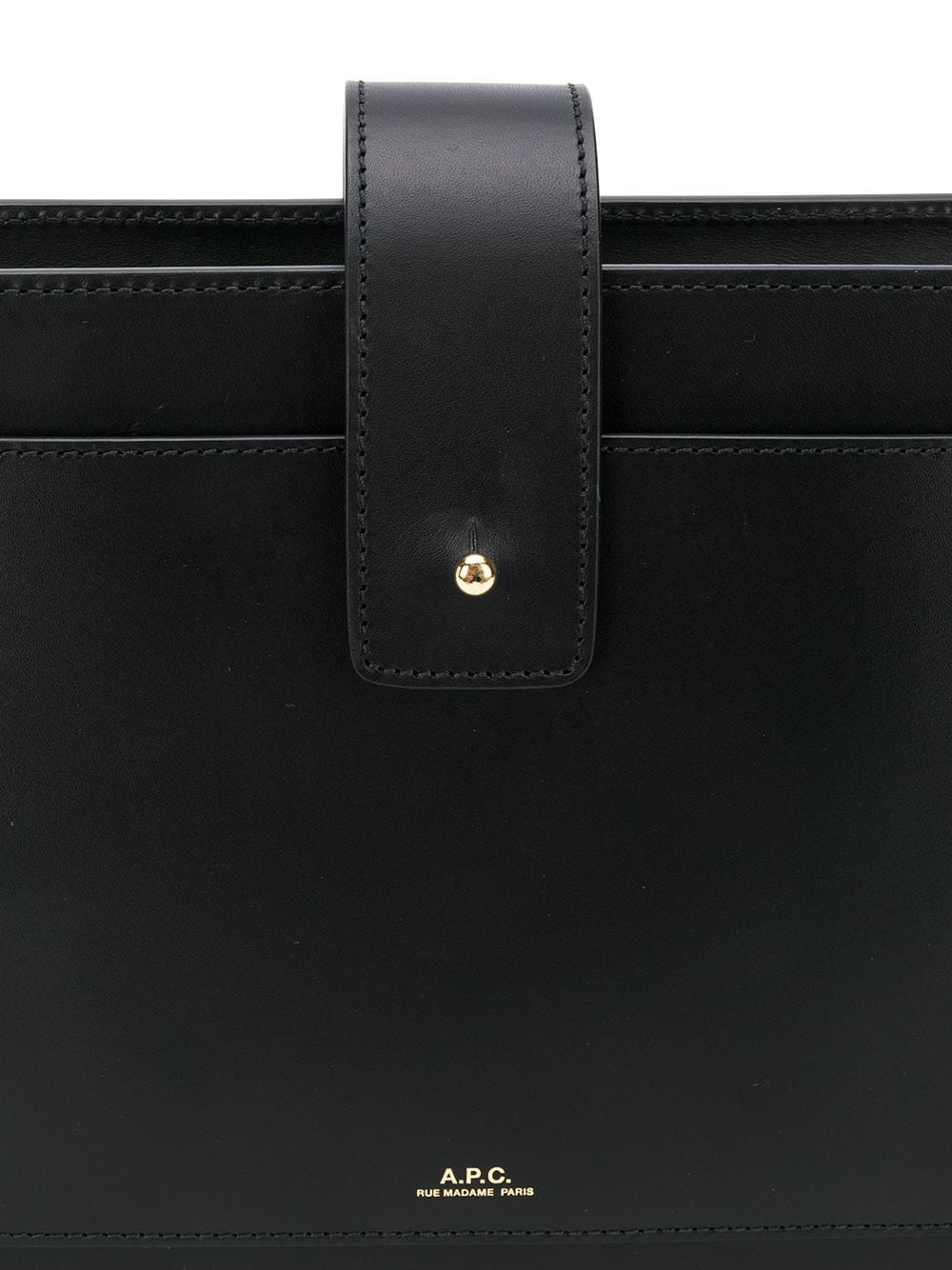 trapezoid pocket detail shoulder bag - 4