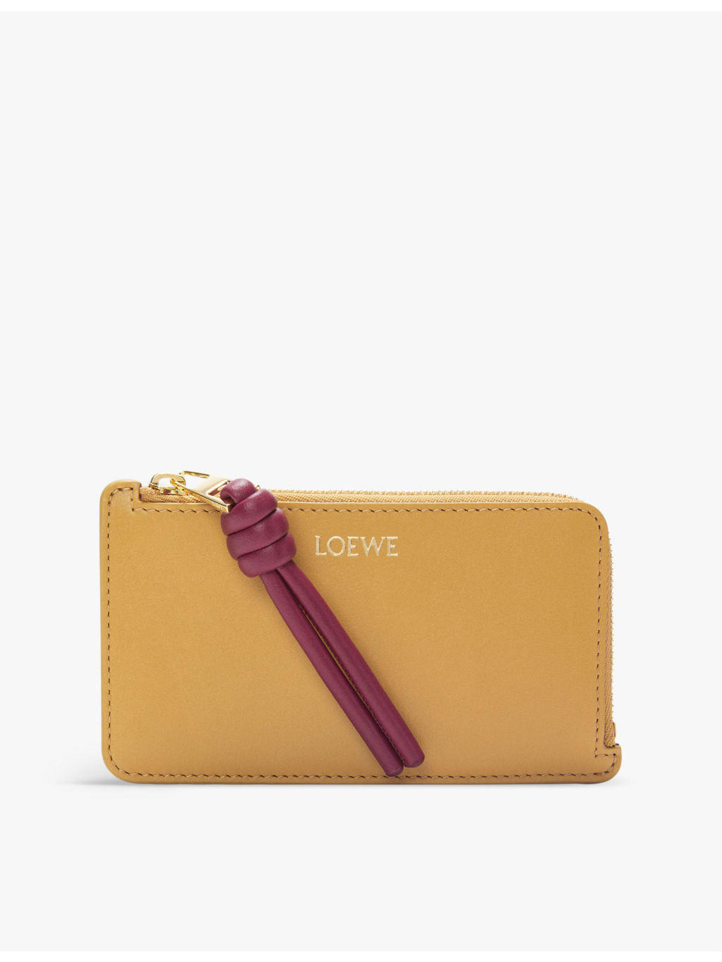 Knot leather card holder - 1