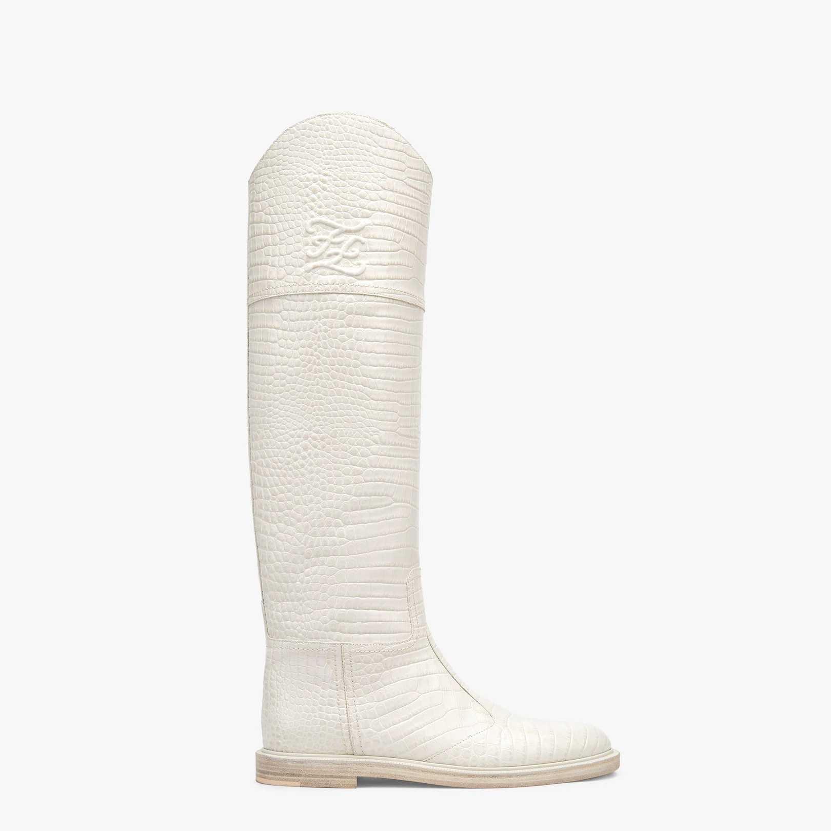 White leather boots - 1