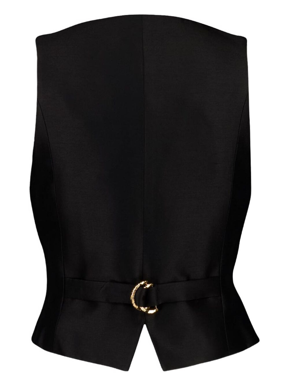 VEST BUTTONED HYPNOTIC WOOL AND SILK - 2