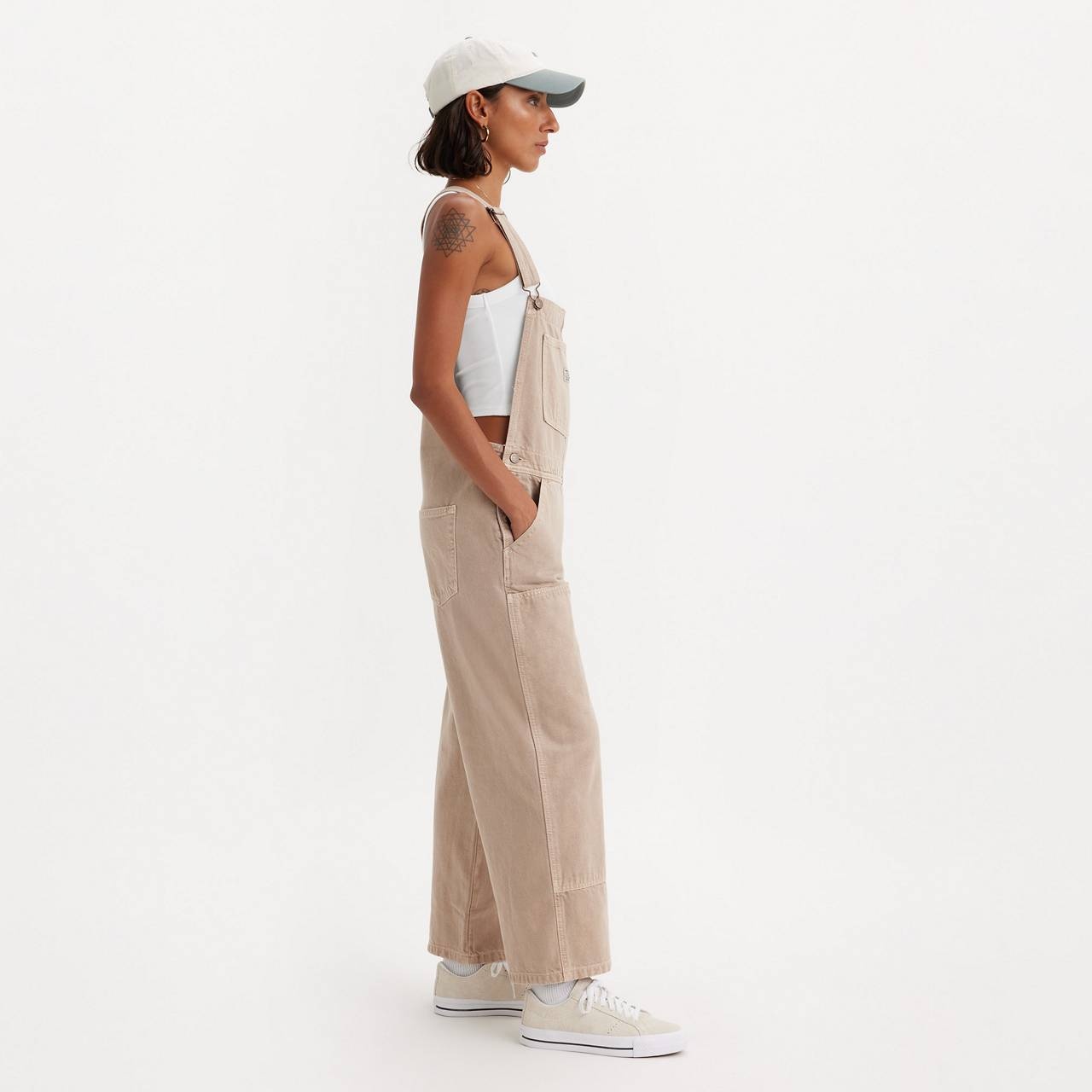 BAGGY HIGHWATER WOMEN'S OVERALLS - 4