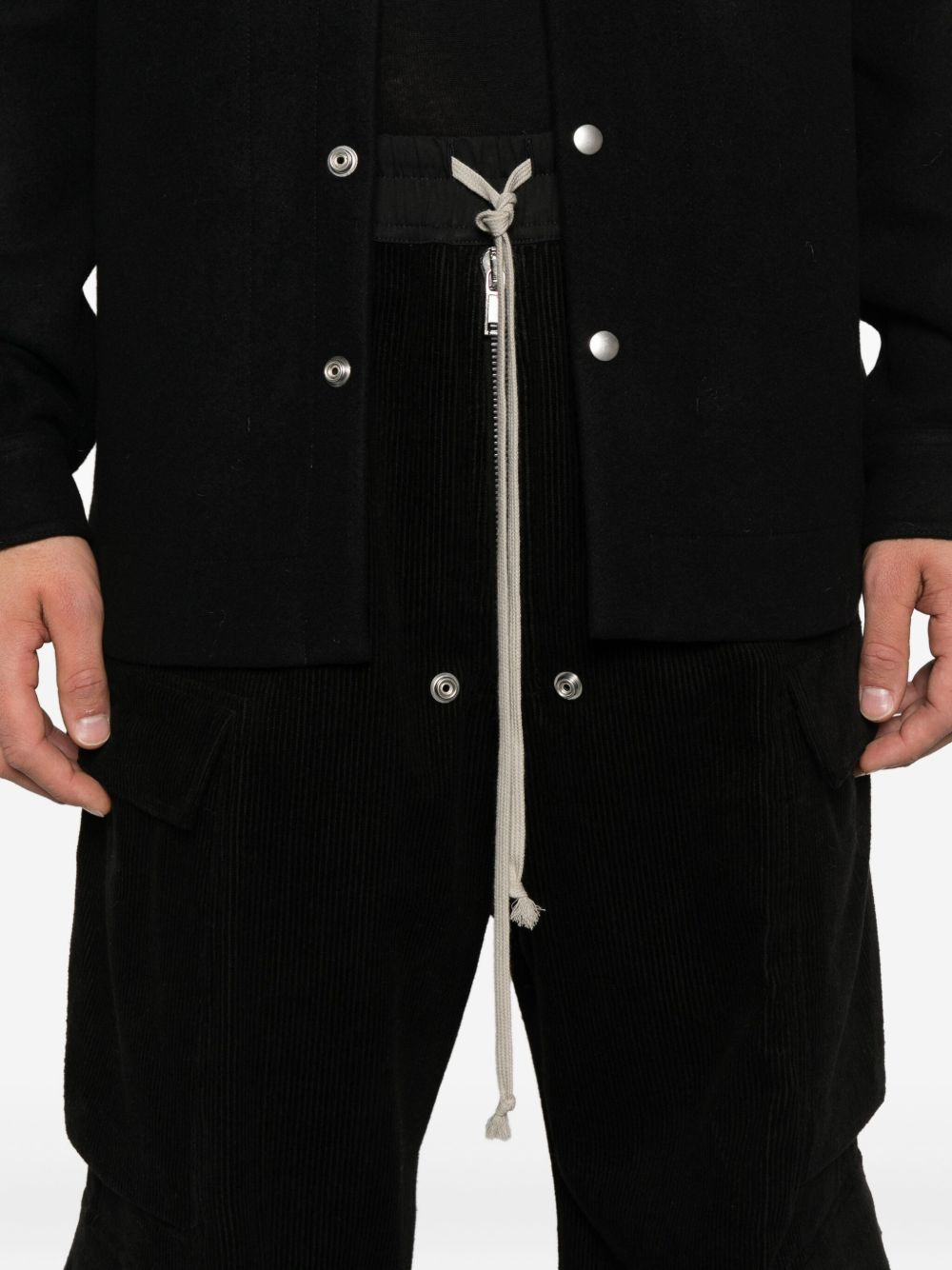 Bella zip-fly cargo trousers - 5
