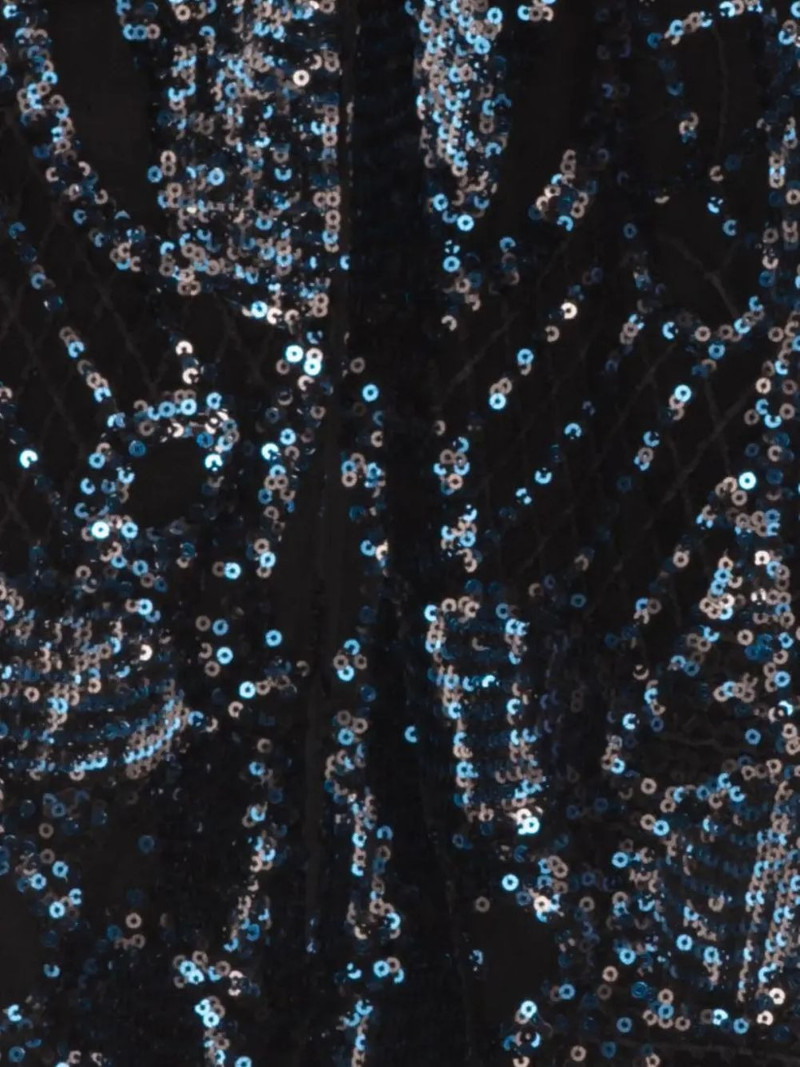 sequin-detail lace midi dress 3