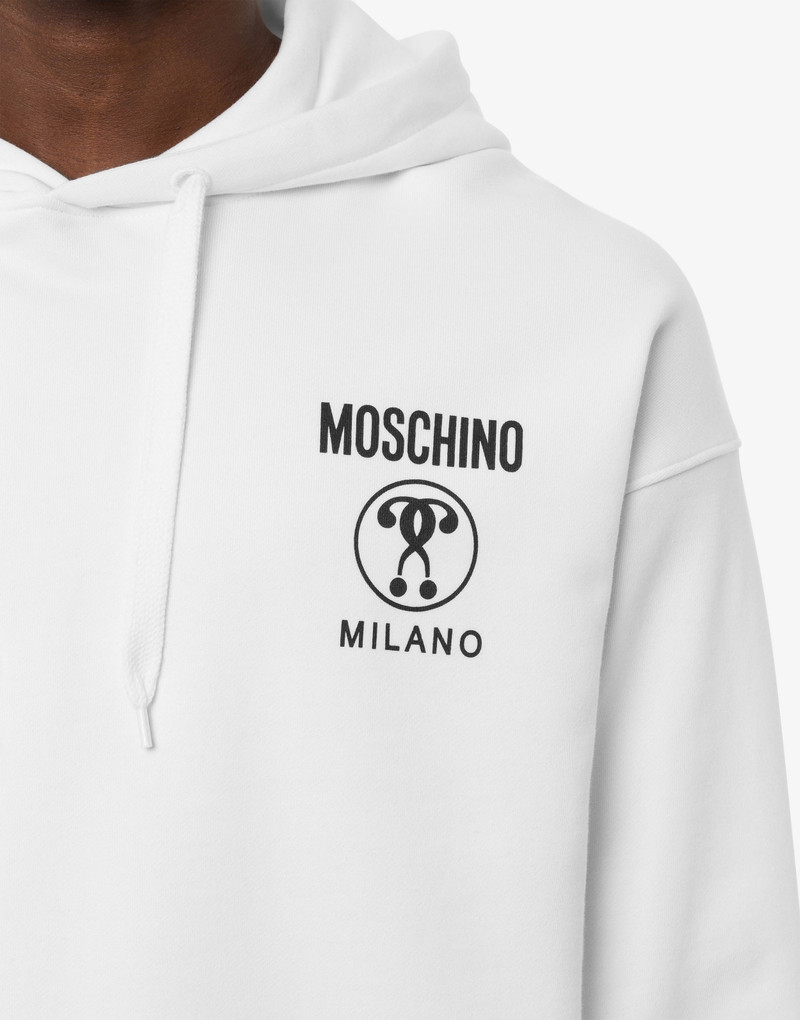 DOUBLE QUESTION MARK HOODED SWEATSHIRT 4