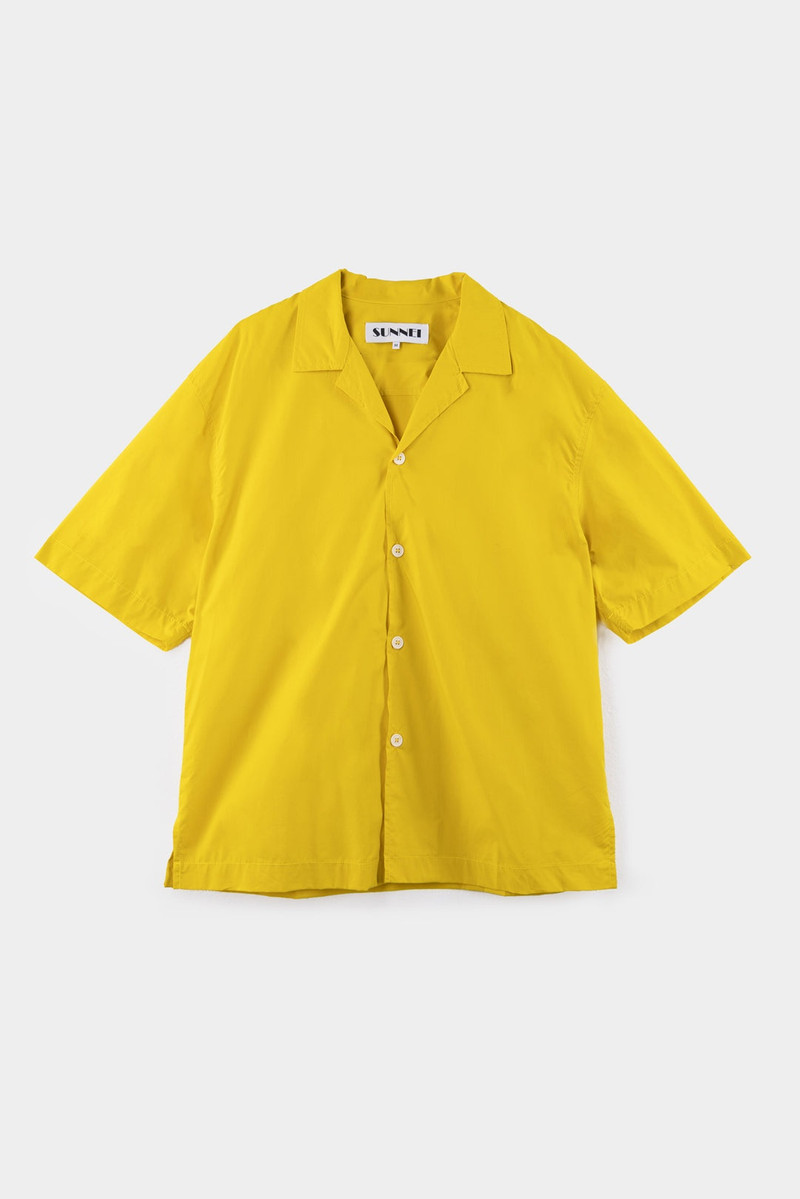 SHORT SLEEVE SHIRT / yellow 1