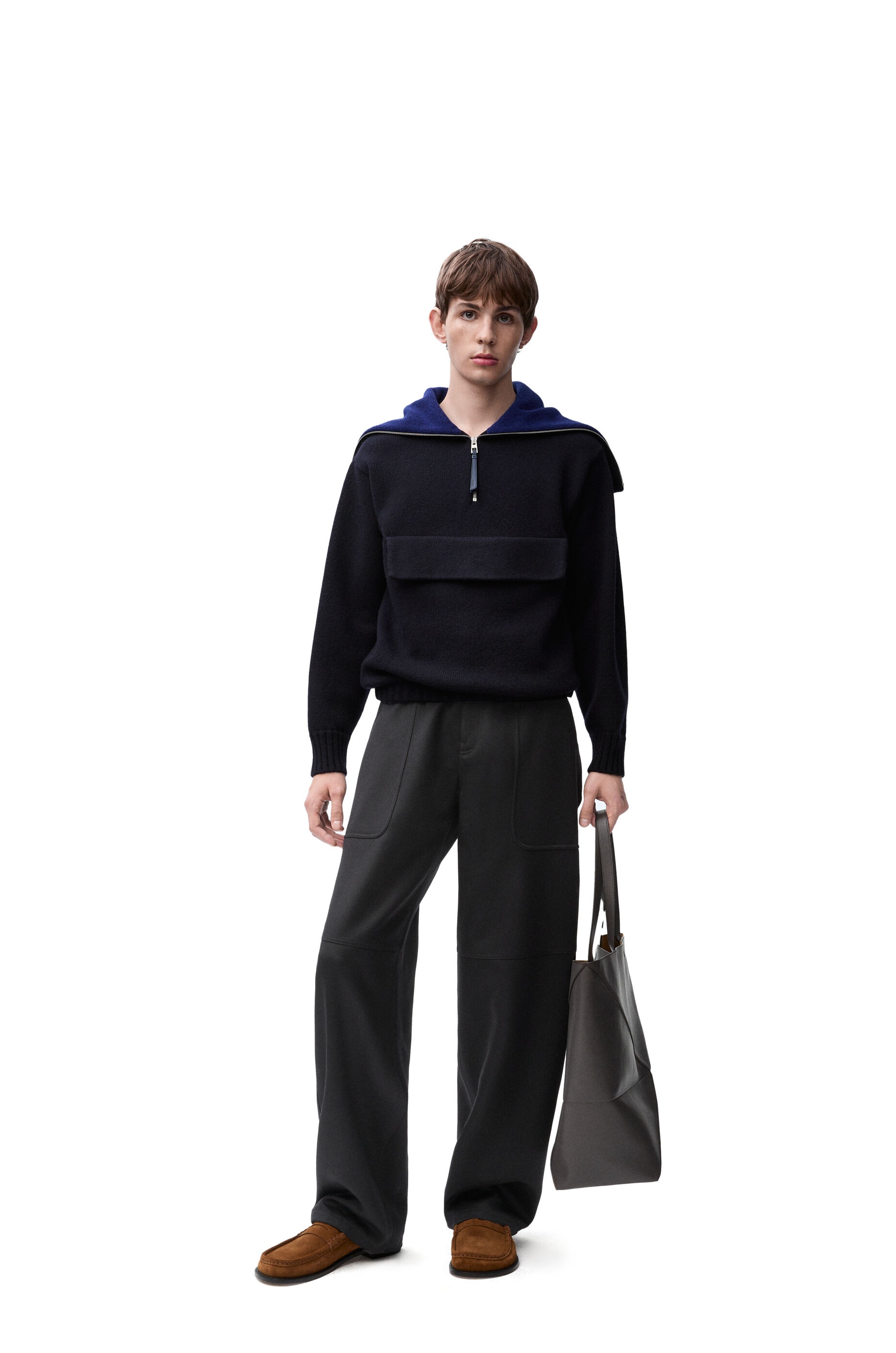 Cargo trousers in wool - 2
