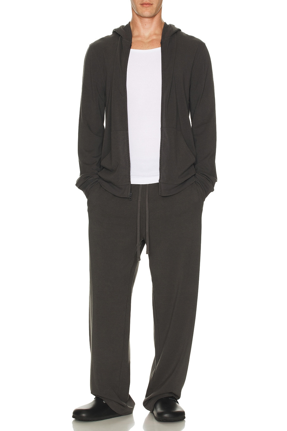 Jersey Zip Up Hoodie - 4