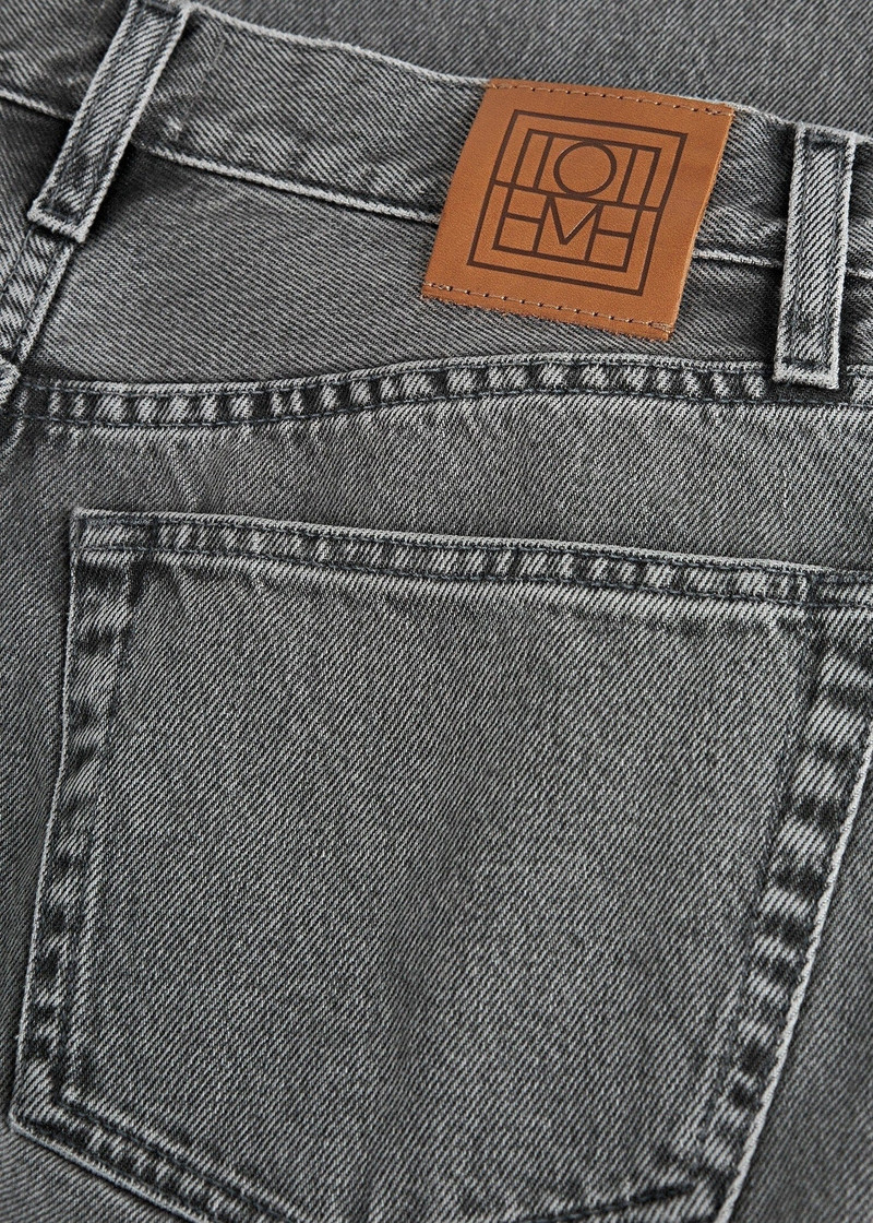 Classic cut denim full length mid grey 6