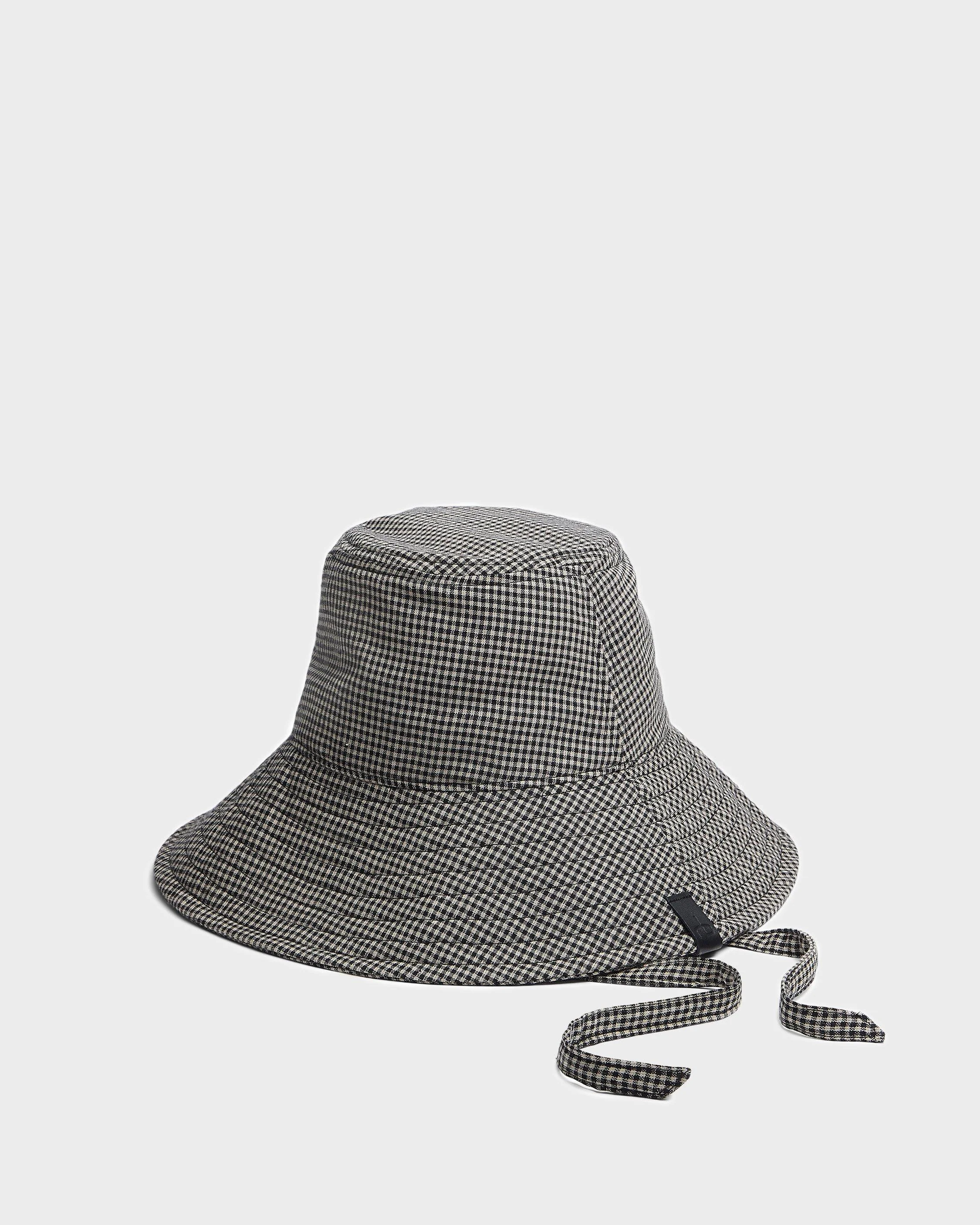 Harper Gingham Sun Hat - 1