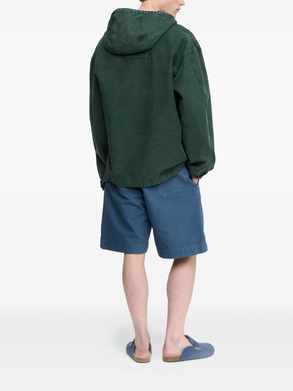 drawstring hooded jacket - 3