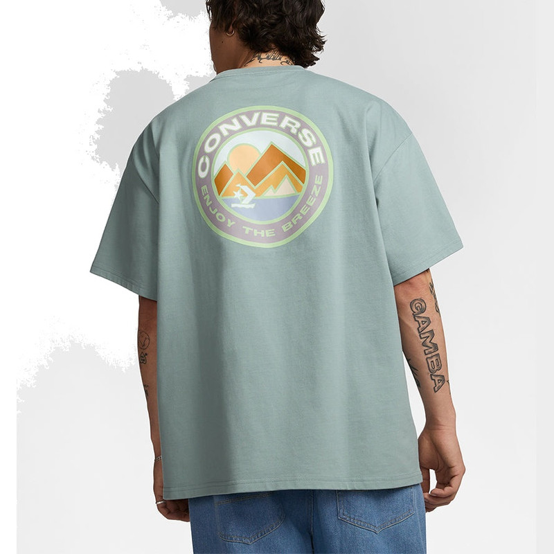 Converse Converse Sail Away T-Shirt 'Blue' 10025453-A03 outlook