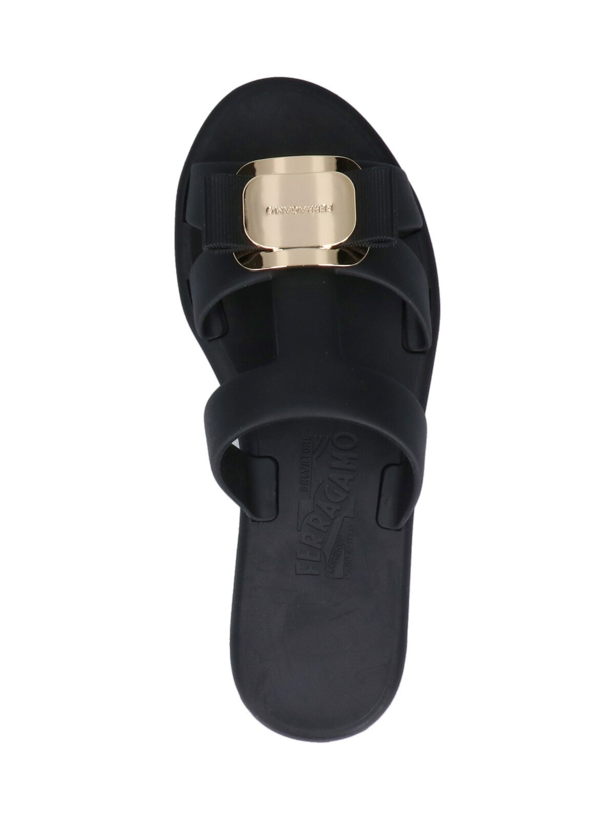 サンダル・ミュール Ferragamo \"New Vara\" Slide Sandal New Vara plate strappy slide - Women | Ferragamo