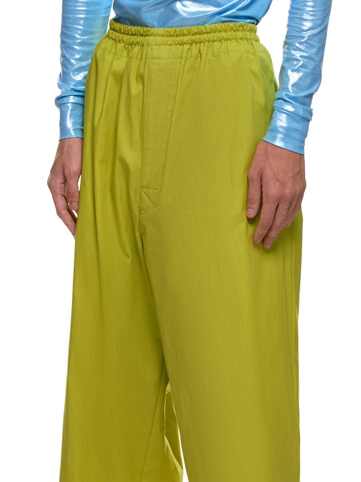 Cropped Flat Front Trousers - 4