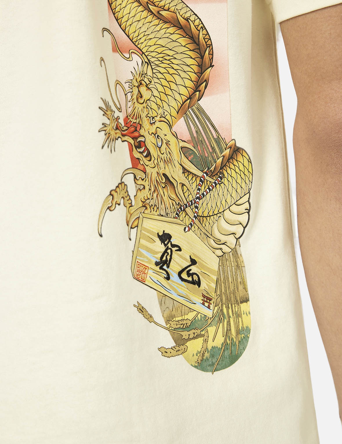 Soaring Snake Daicock Print Relax Fit T-shirt - 8