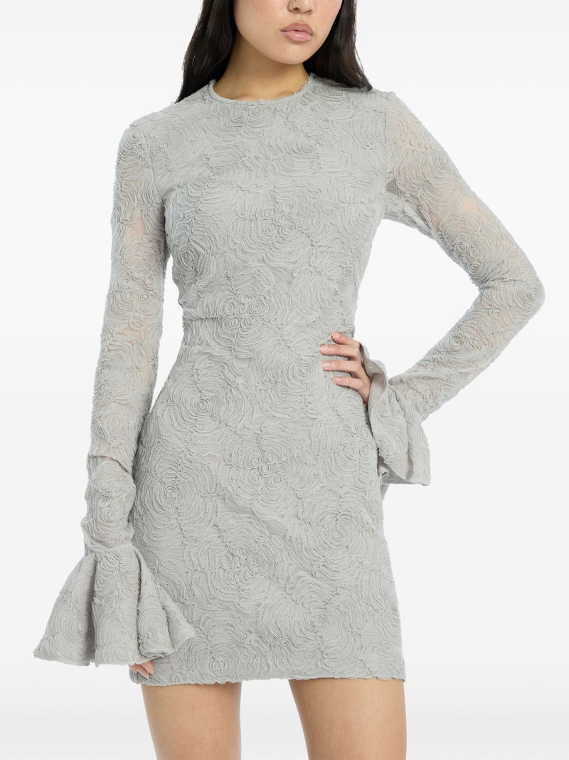 long-sleeves mini dress 4