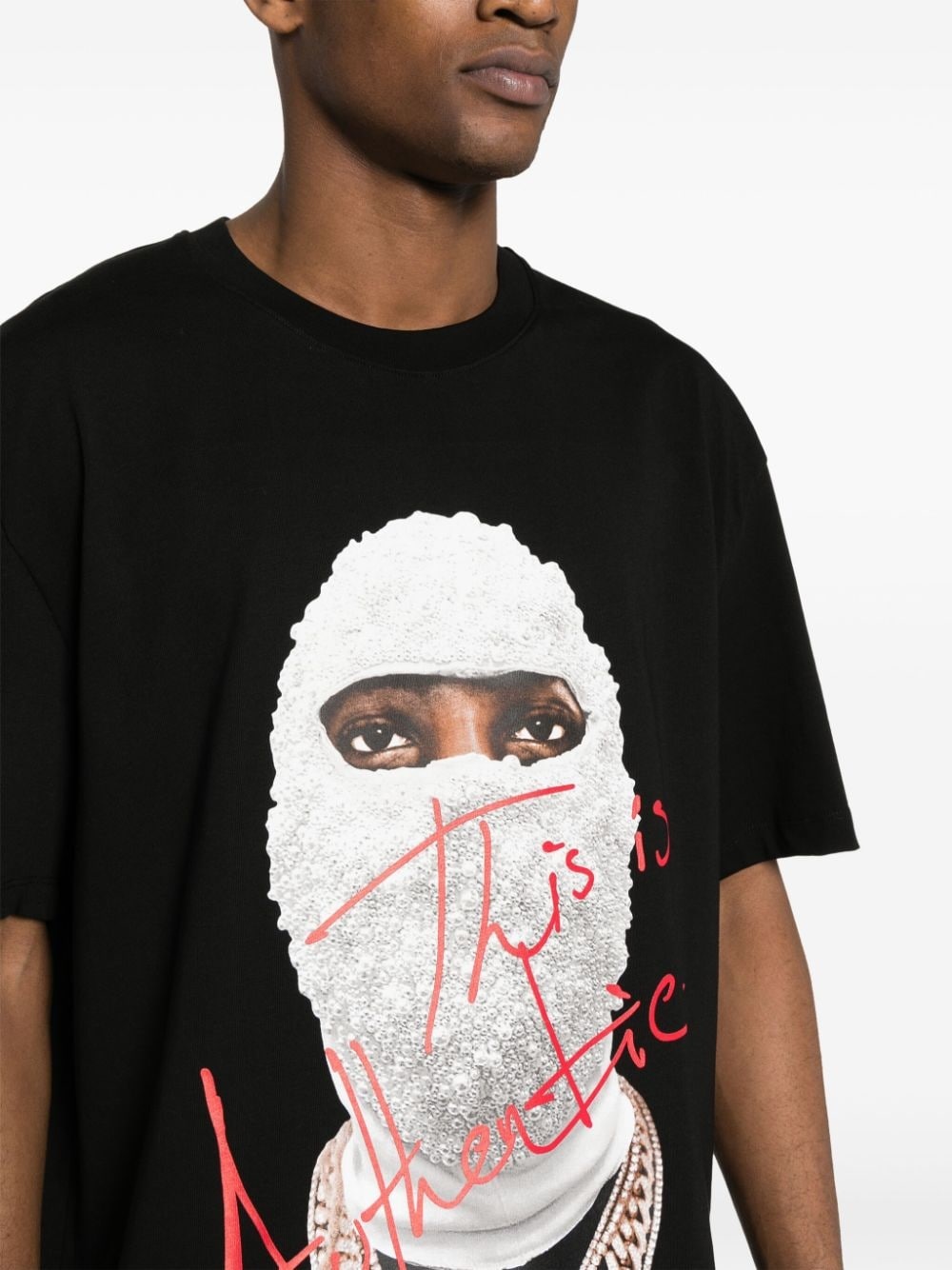 face-print cotton T-shirt - 5