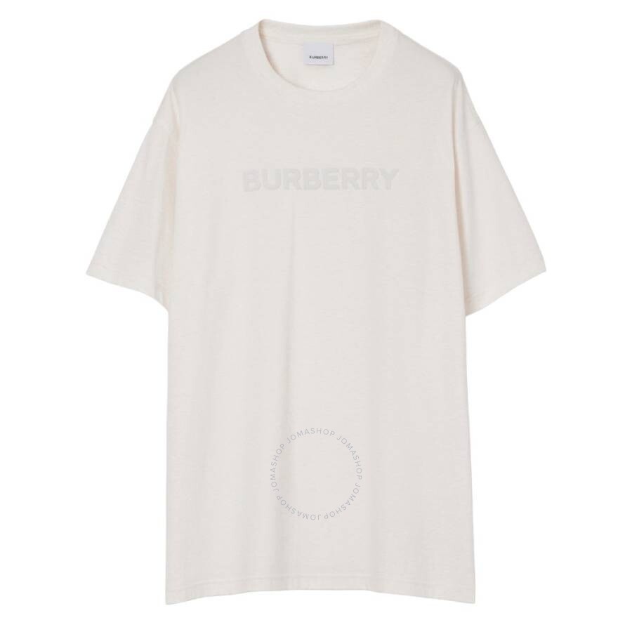 Burberry Burberry Logo Print Jersey T-Shirt In Oatmeal