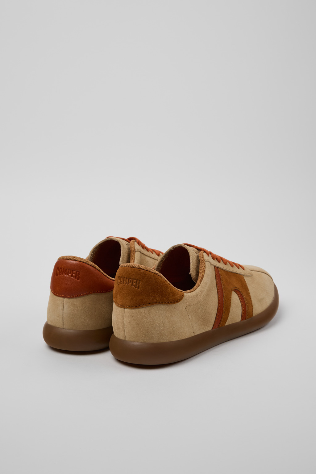 Multicolor Nubuck Sneakers for Men. - 3