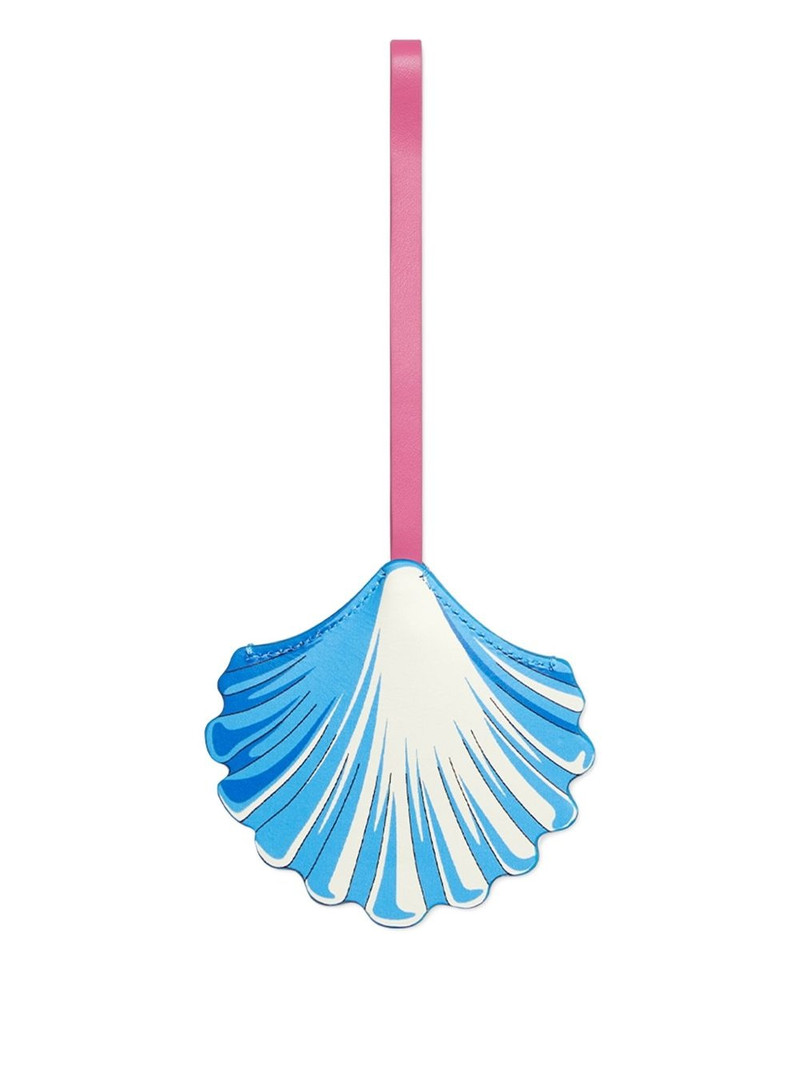 VERSACE Seashell leather charm outlook
