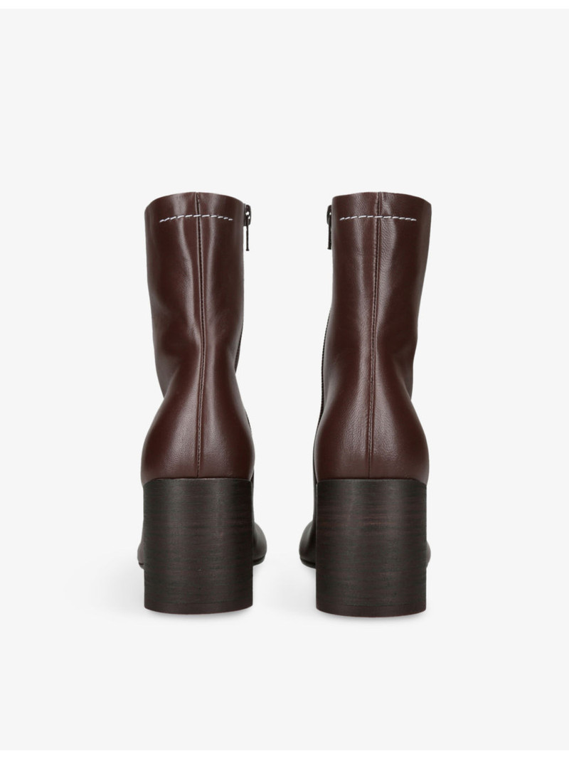 MM6 Maison Margiela Anatomic Leather Ankle Boots outlook