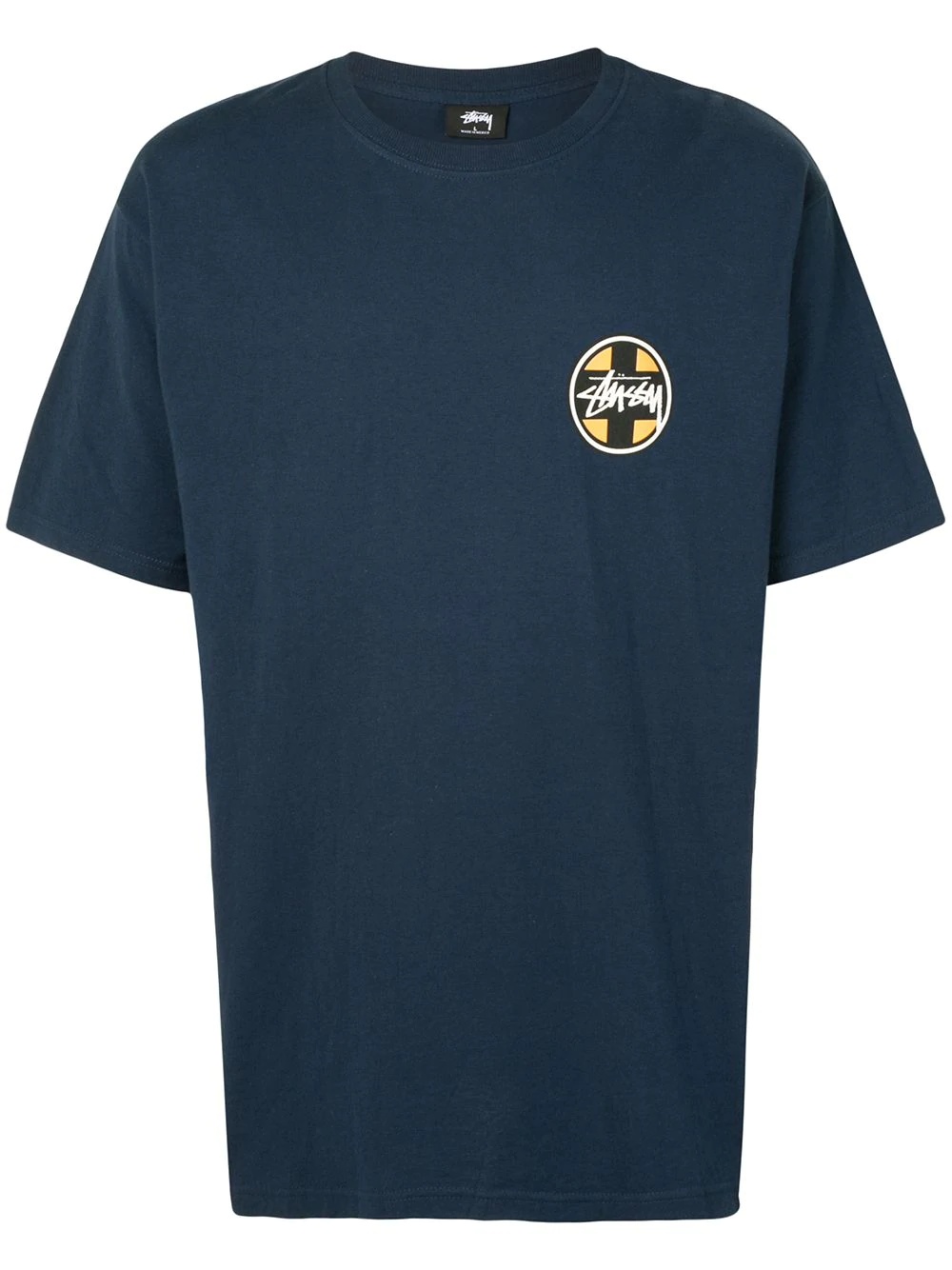 cross dot logo print T-shirt - 1