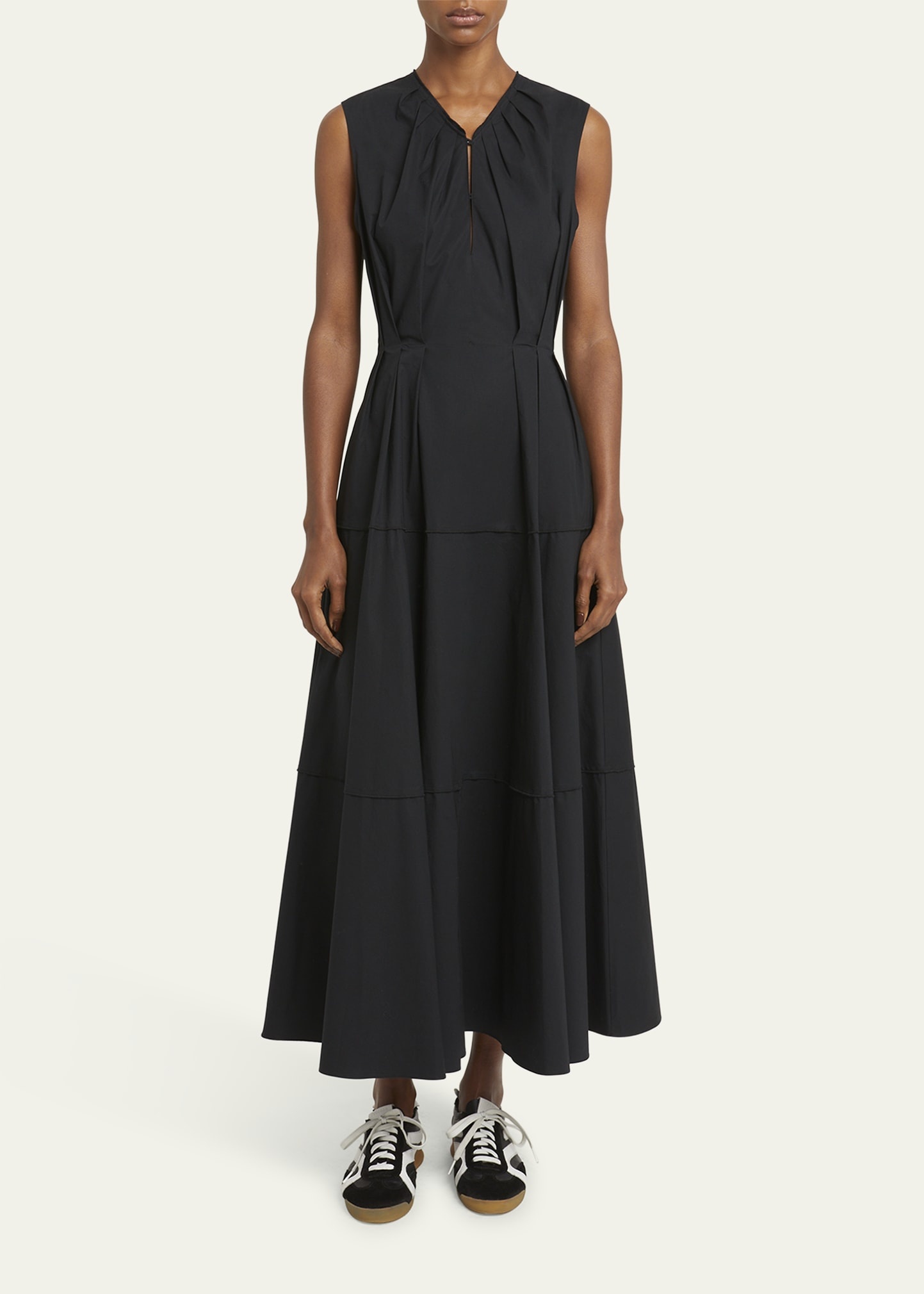 Kailey Stretch Poplin Maxi Dress - 2