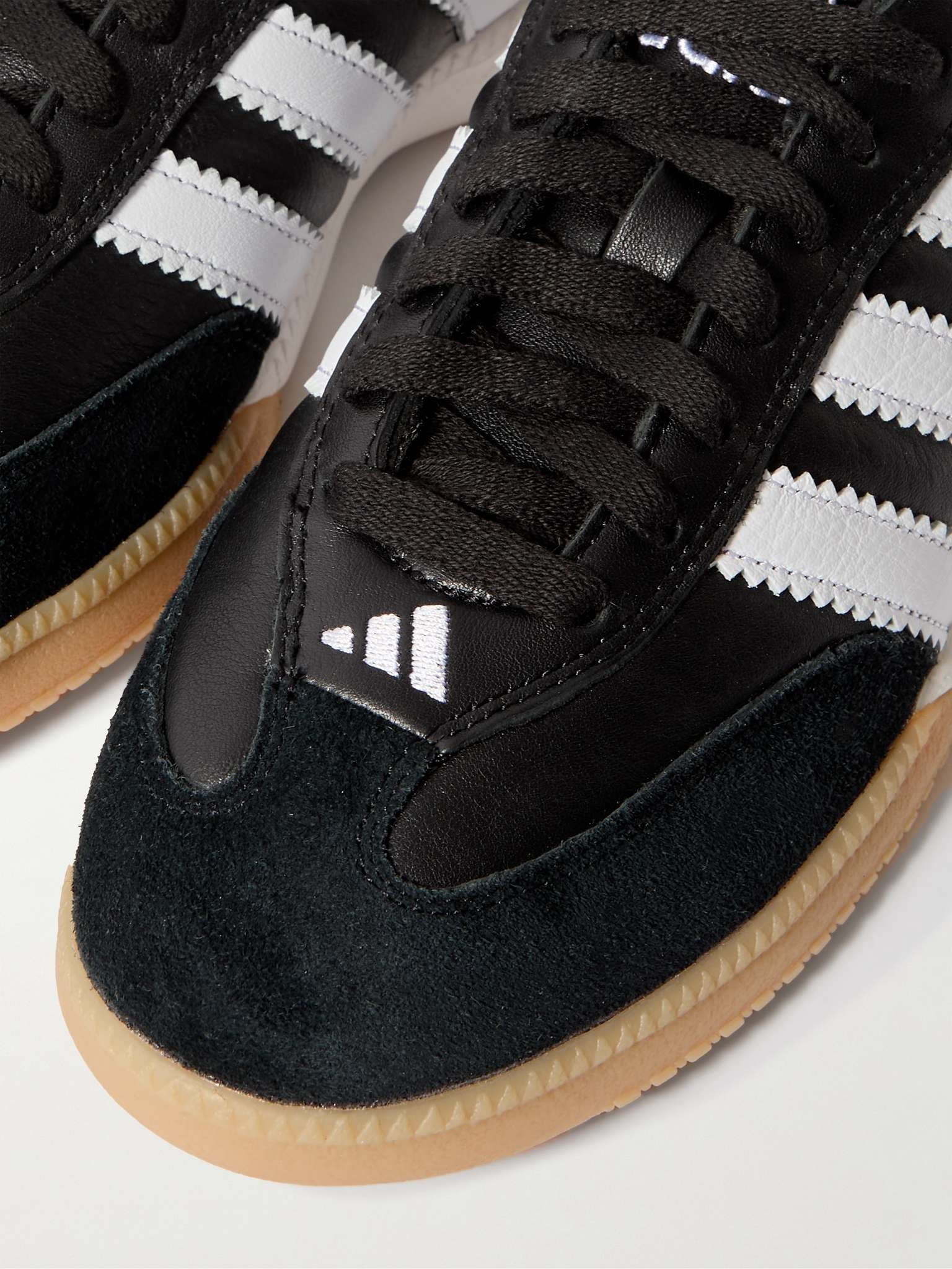 Samba MN Suede-Trimmed Leather Sneakers - 6