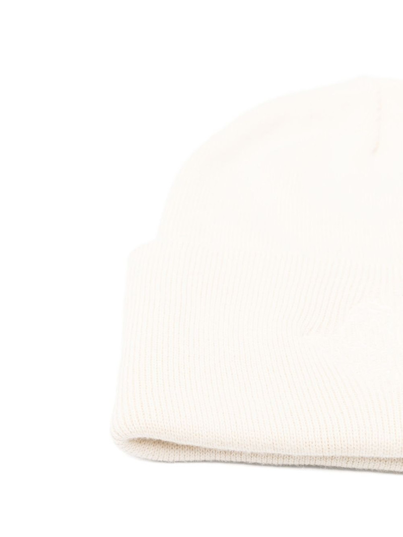 logo-embroidered beanie hat 3