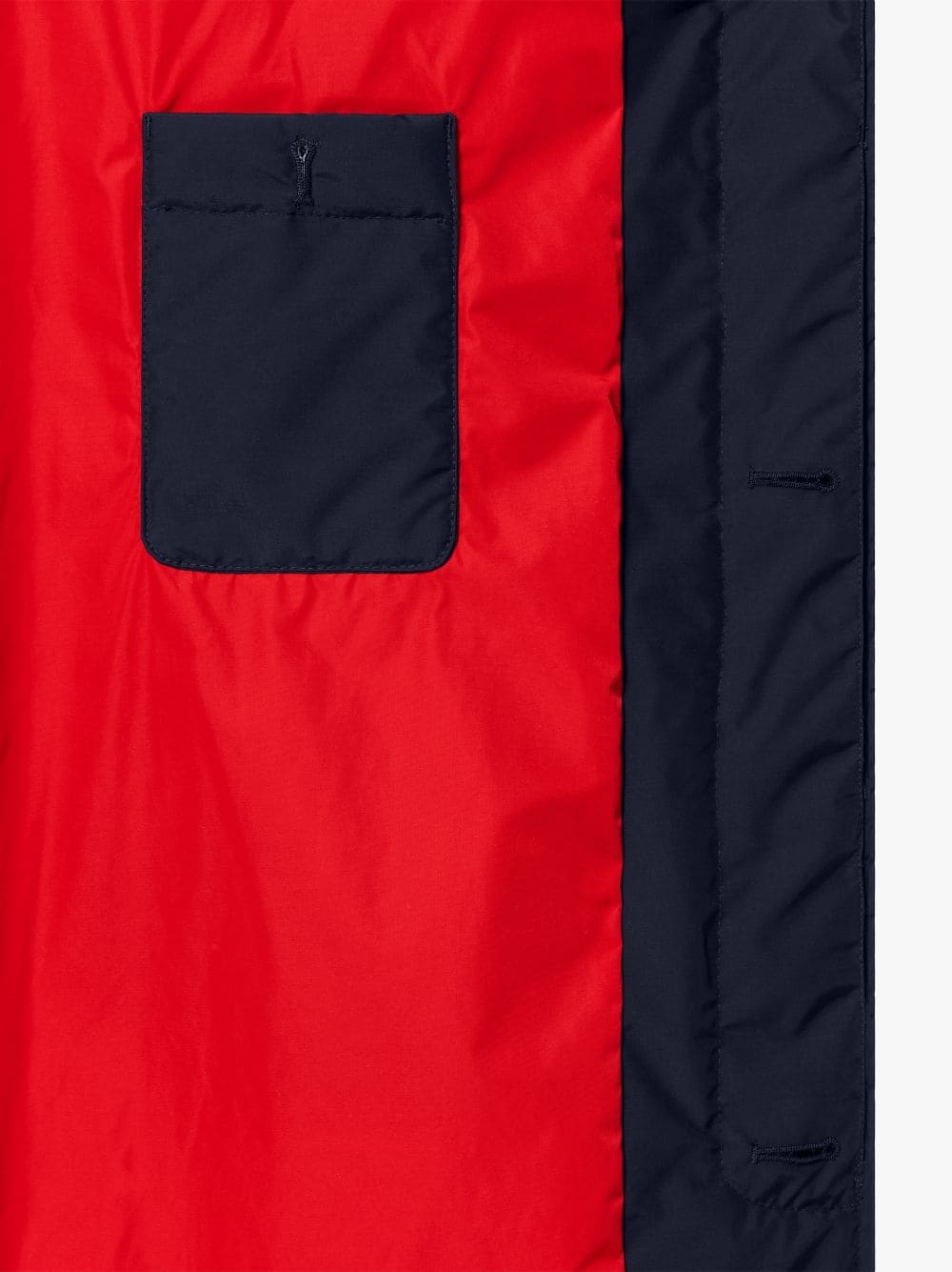FIRENZE NAVY RAIN SYSTEM WOOL BLEND HOODED THINDOWN PARKA | GMF-301 - 6