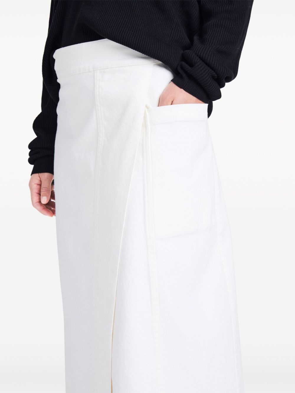 Iris wrap midi skirt - 5