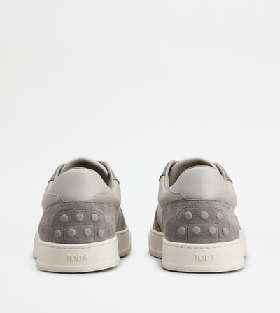 Tod's SNEAKERS IN LEATHER - GREY outlook