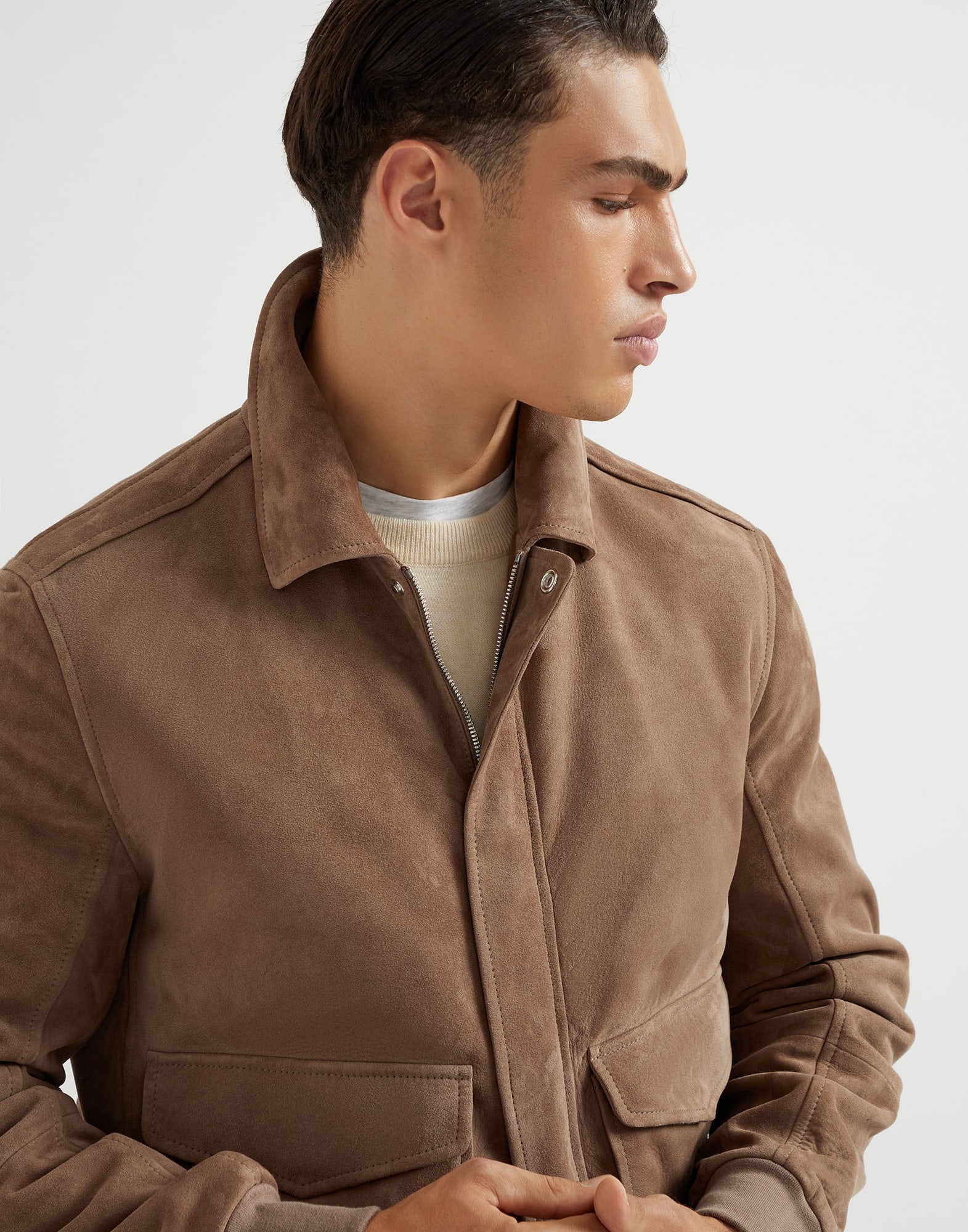 Country suede aviator jacket - 3