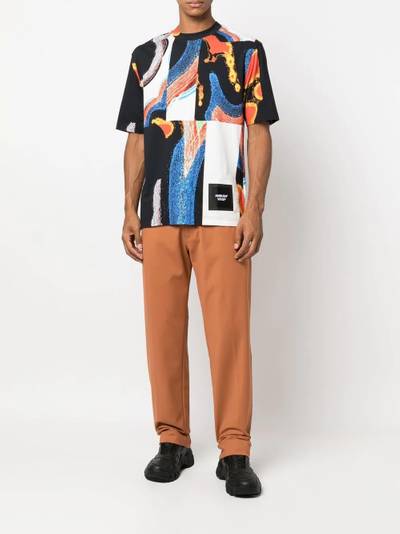 Ambush abstract-print cotton T-shirt outlook