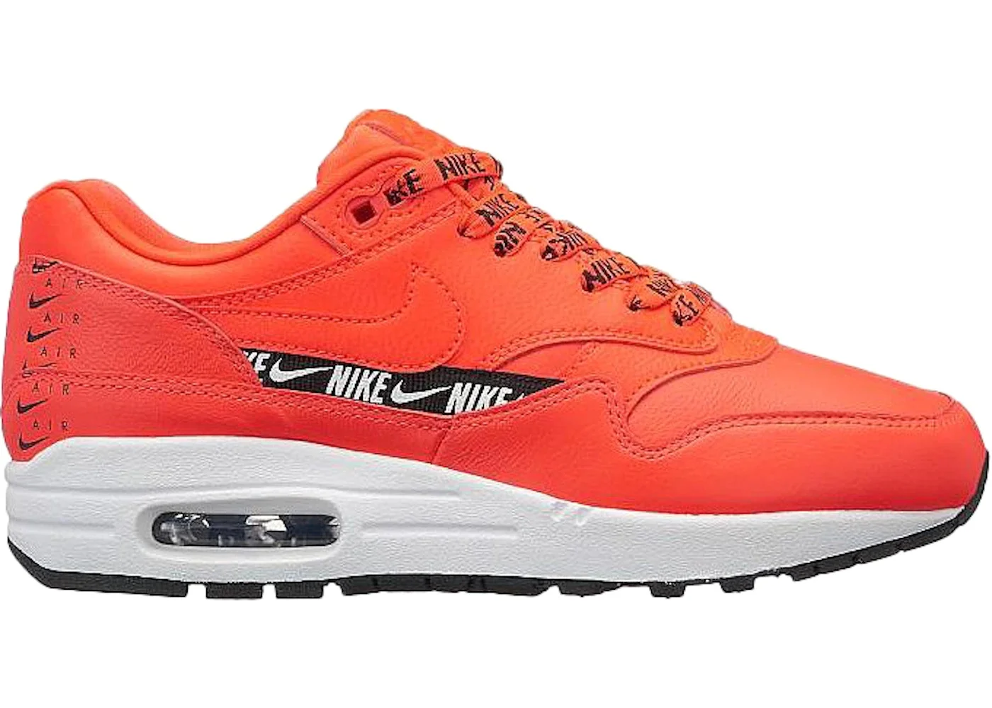 Nike Air Max 1 Overbranding Bright Crimson (Women's) - 1