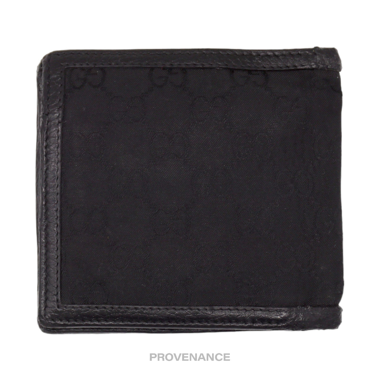 Gucci Bifold Wallet with Web - Black Leather - 2