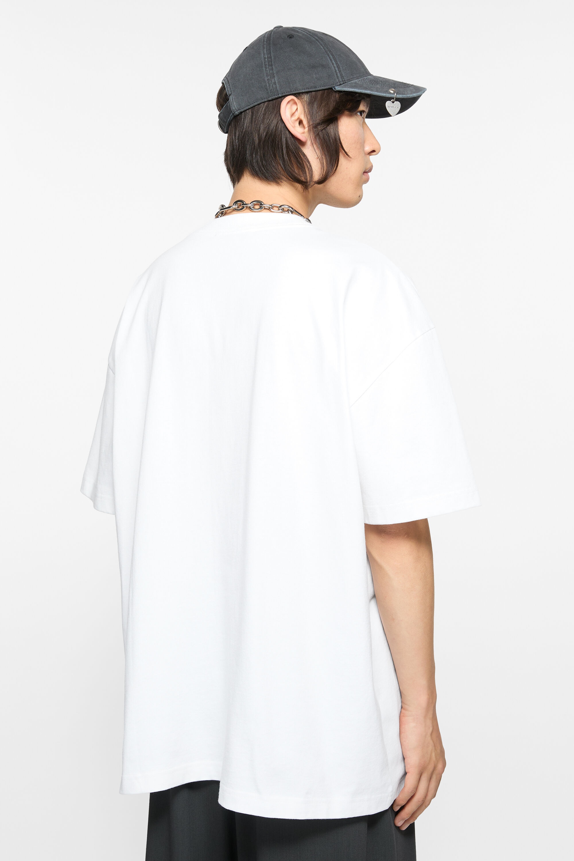 T-shirt logo - Relaxed unisex fit - Optic White - 3