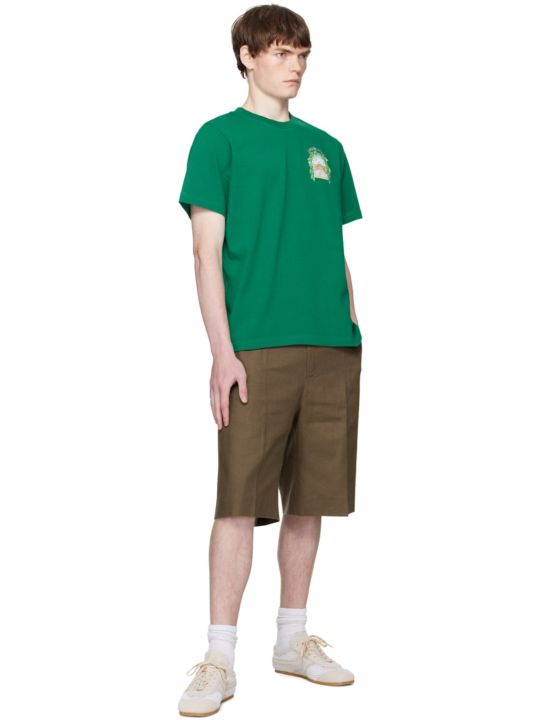 Green L'Arche De Tennis Short-Sleeve T-Shirt - 4
