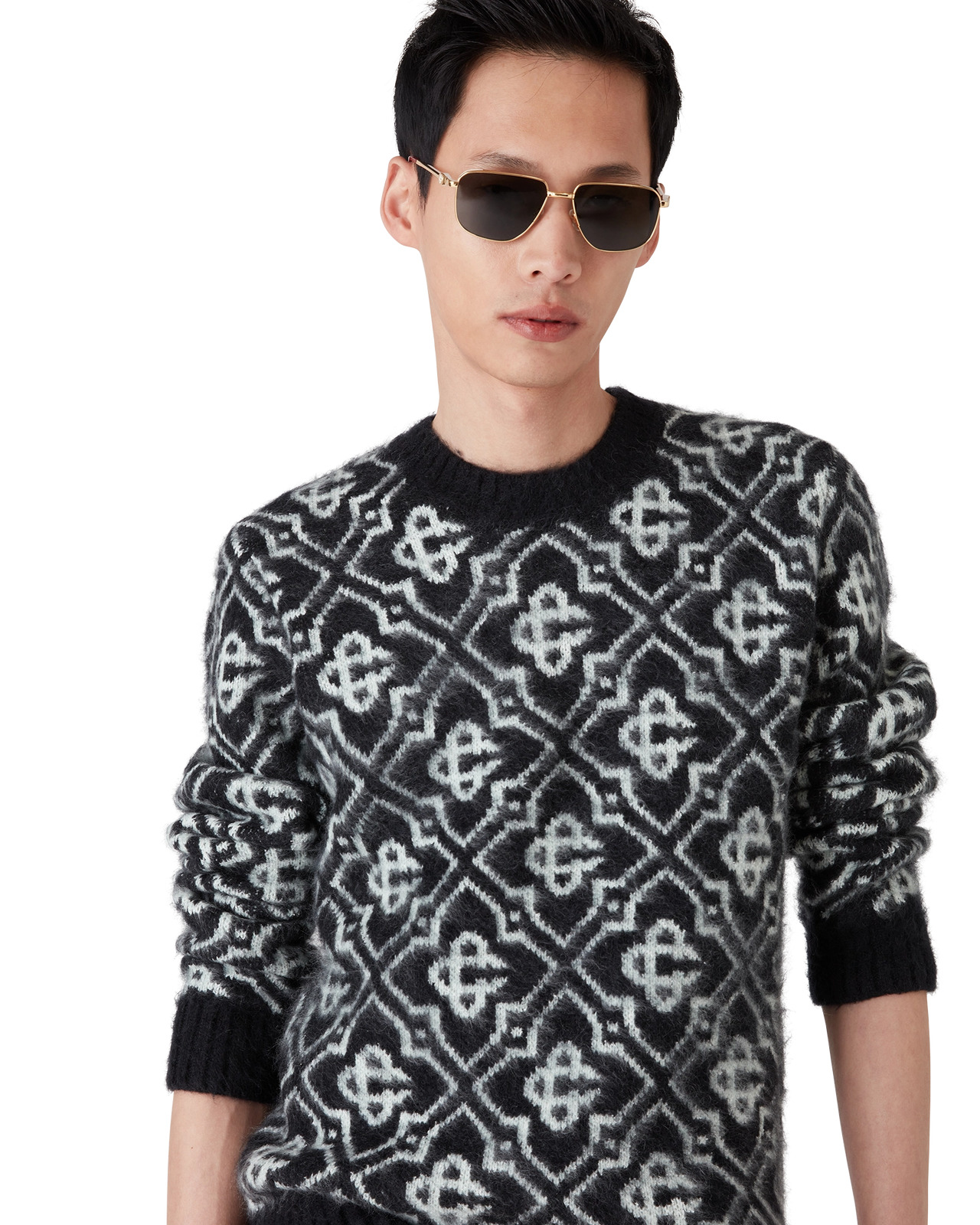 Monogram Mohair Jumper | Casablanca Paris - 5