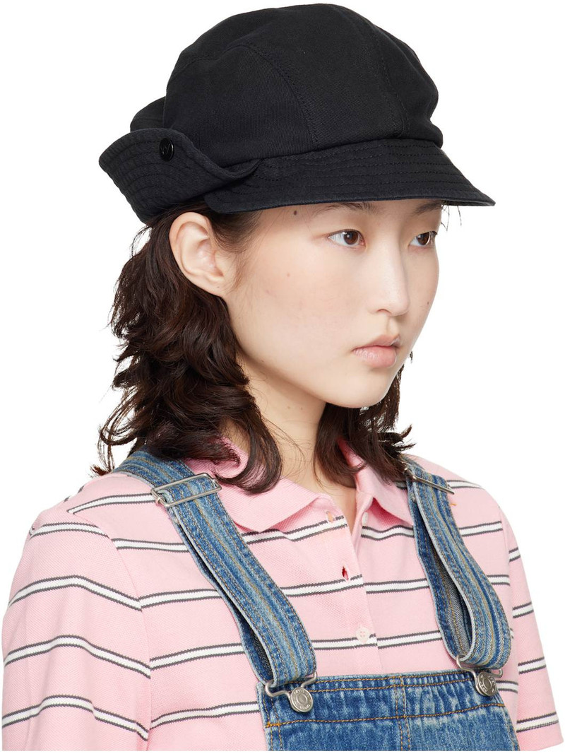OPEN YY Black Bucket Beret Cap outlook
