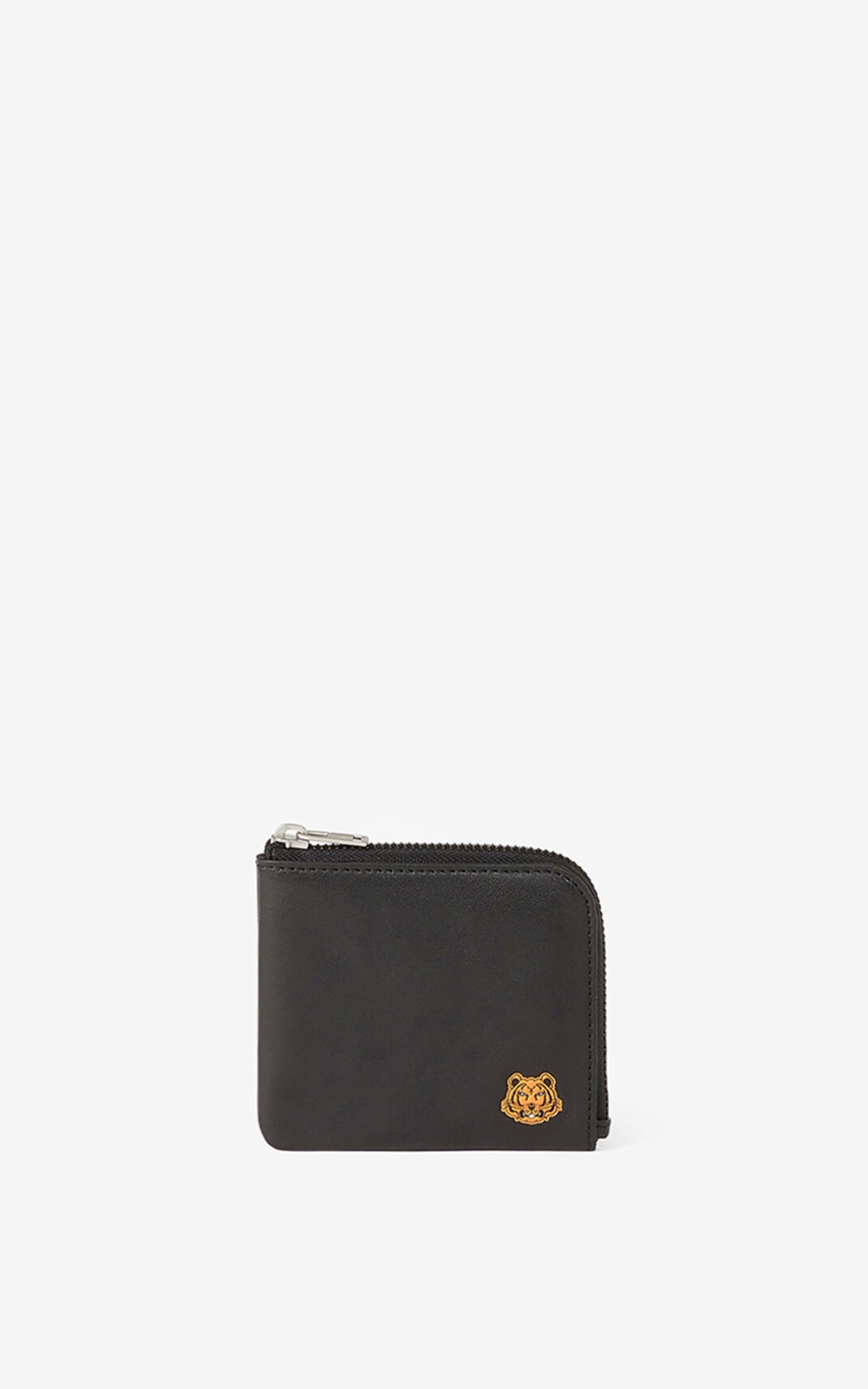 Tiger Crest small zipped leather wallet - 1